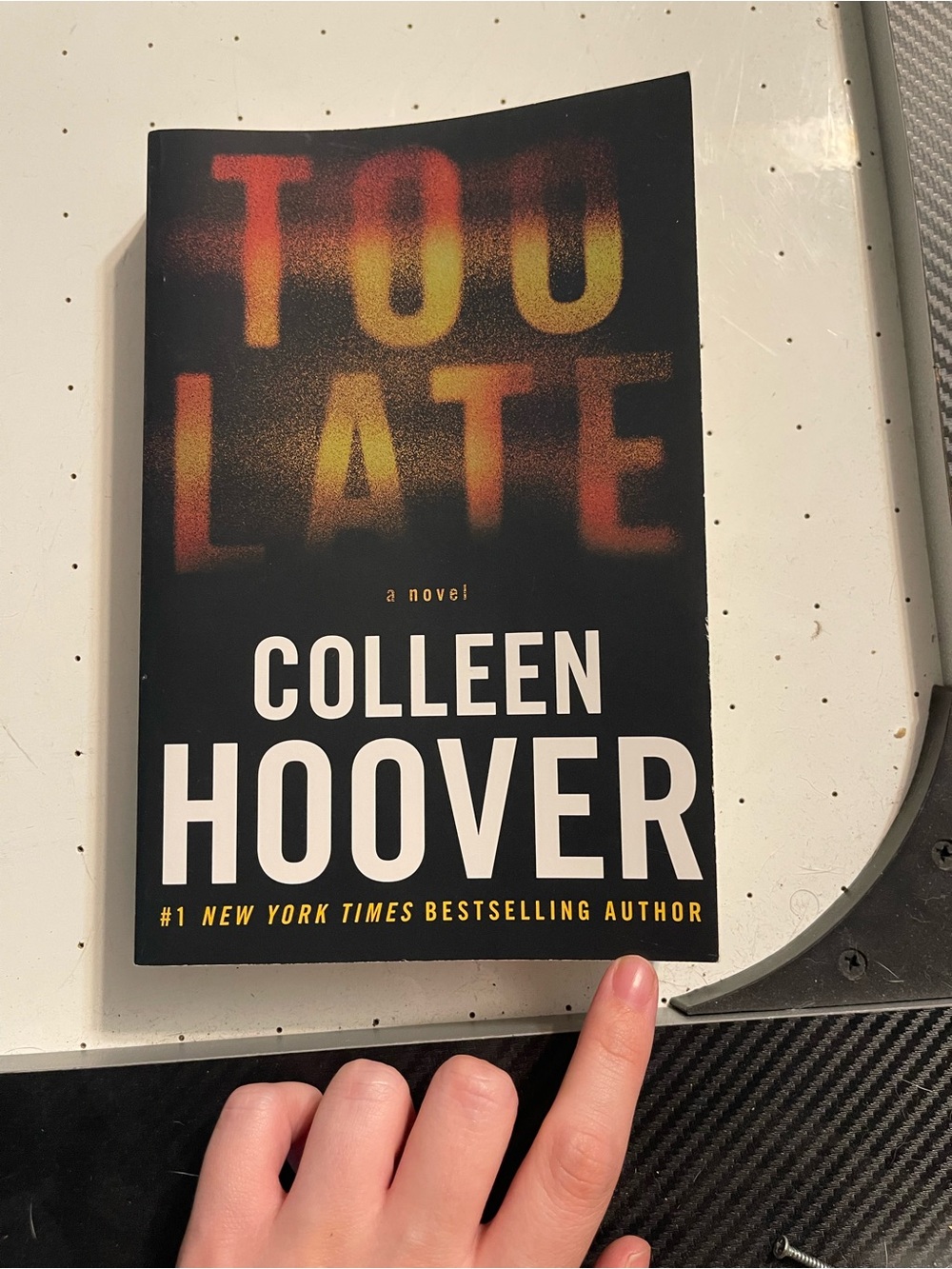 Too Late by Colleen Hoover - Paperback Novel